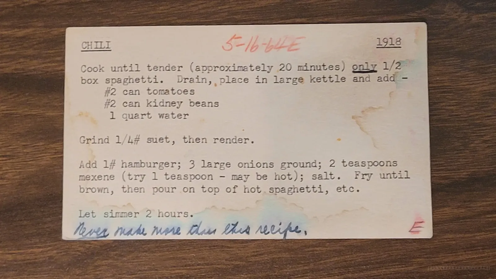 Scan of Chili